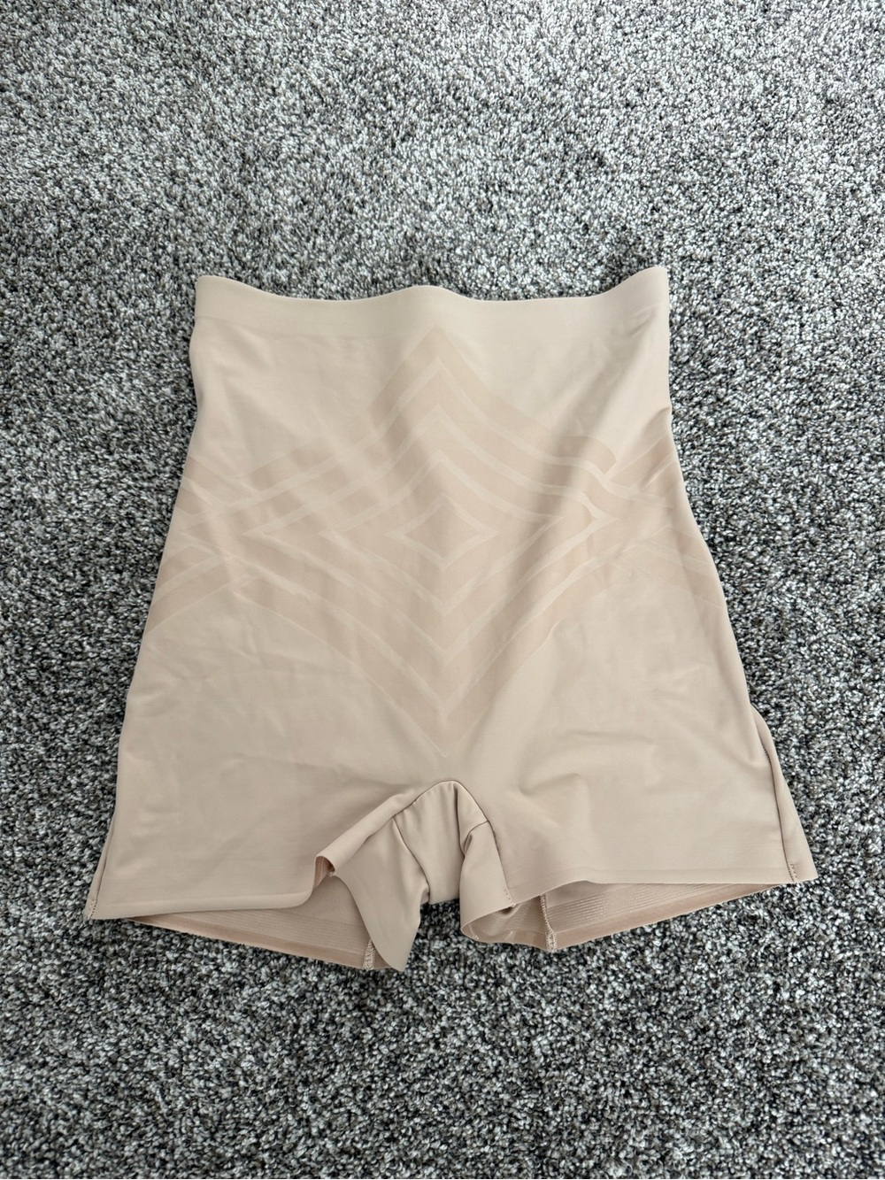 Cupio High-Waist Beige Shapewear Shorts